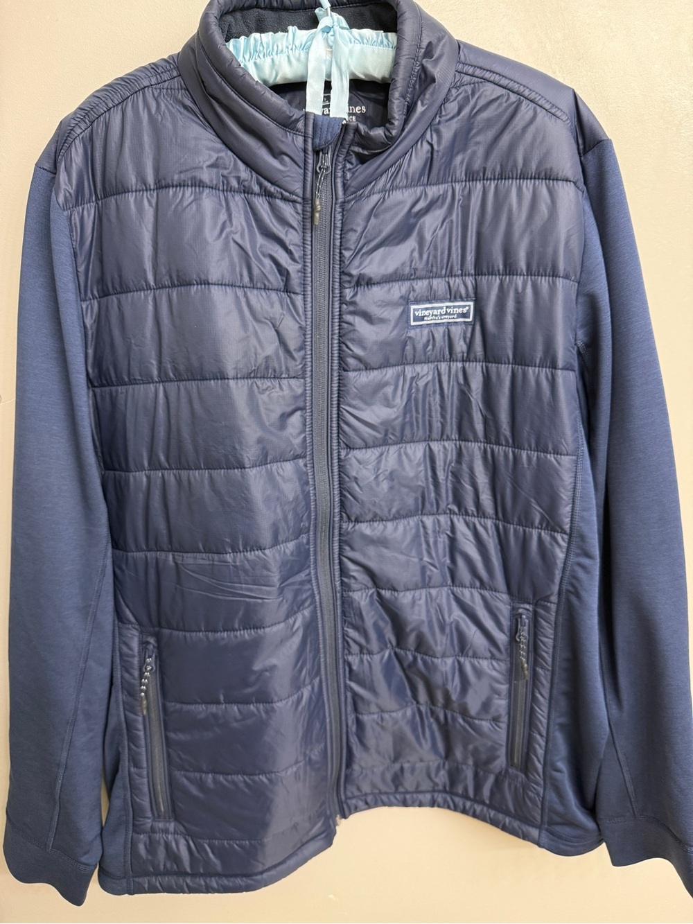 Vineyard Vines Staysail Men's XL Navy Quilted Hybrid Jacket